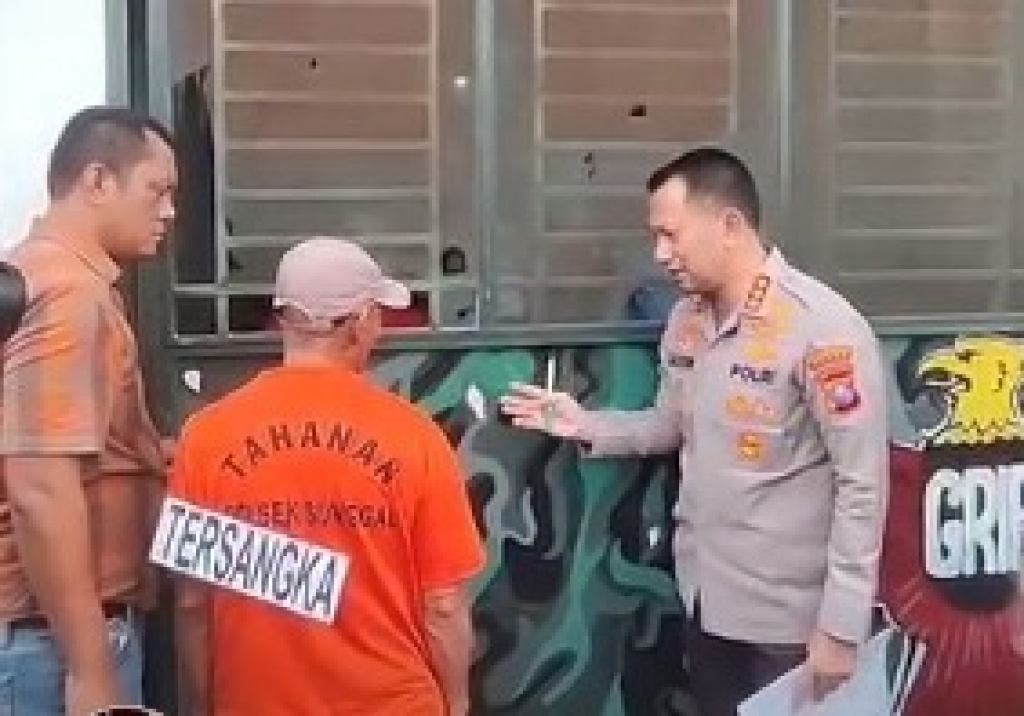 Kantor sekretariat ormas yang jadi lokasi perjudian