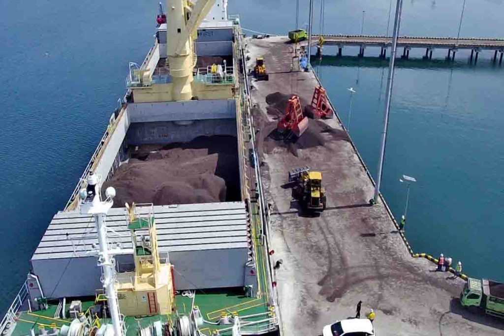 Ekspor cangkang sawit oleh PT Jambi Semesta Biomassa