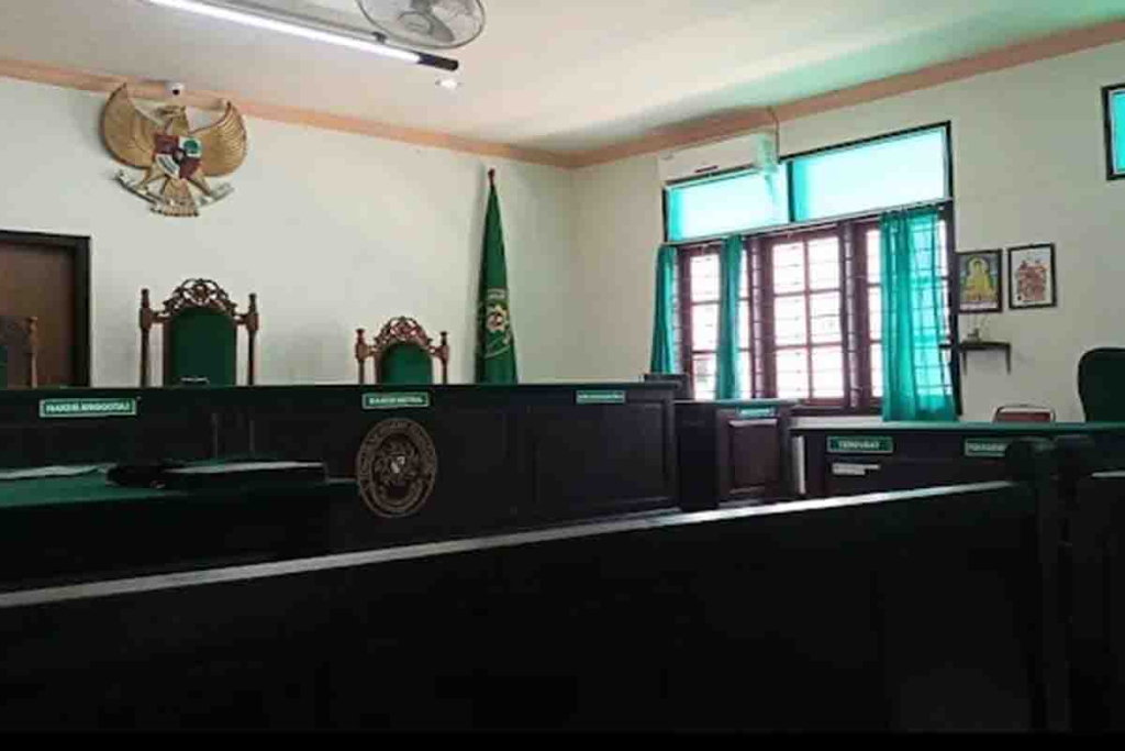 Ruang sidang Pengadilan Negeri Tulunggagung