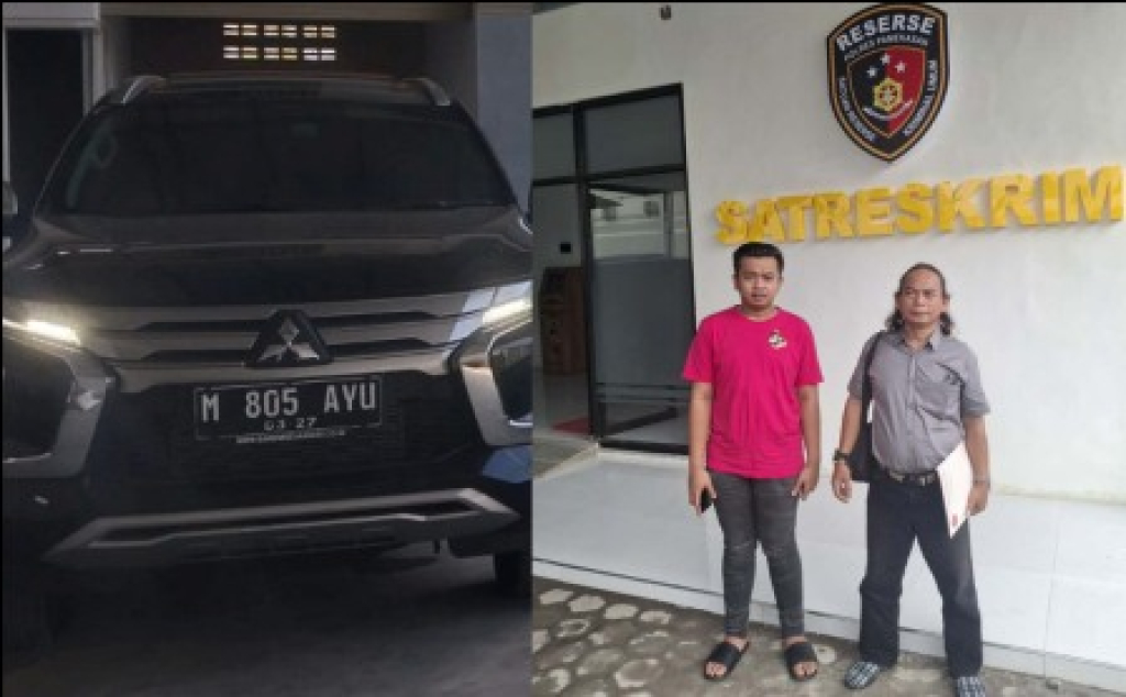 Wahyu Budianto dan Sukardi. Mobil yang diduga digelapkan Terlapor
