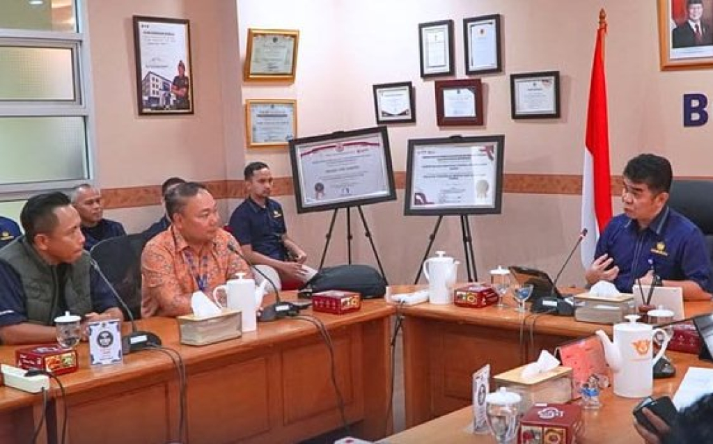 Direksi PT Industri Pameran Nusantara dan Bea Cukai Banten