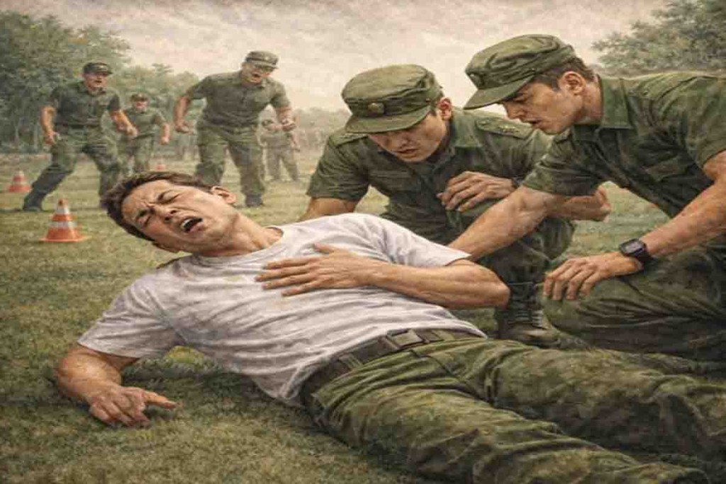 Foto ilustrasi orang sakit mendadak