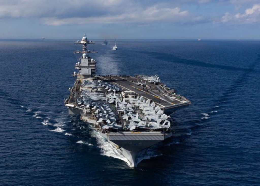 Kapal induk USS Gerald R Ford
