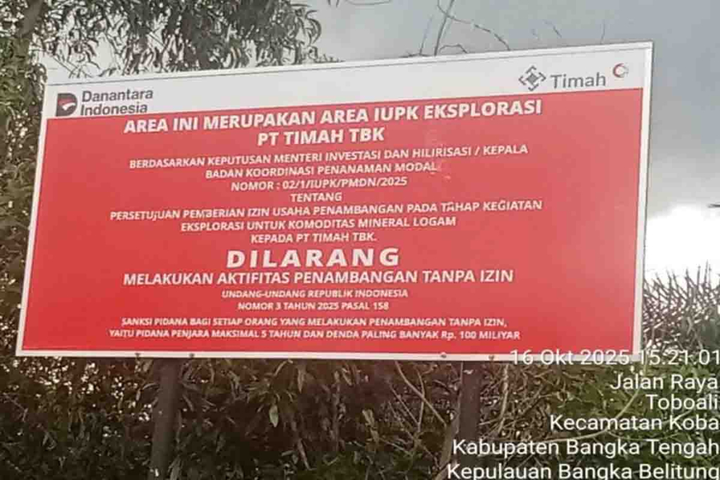Tambang IUP PT Timah Tbk
