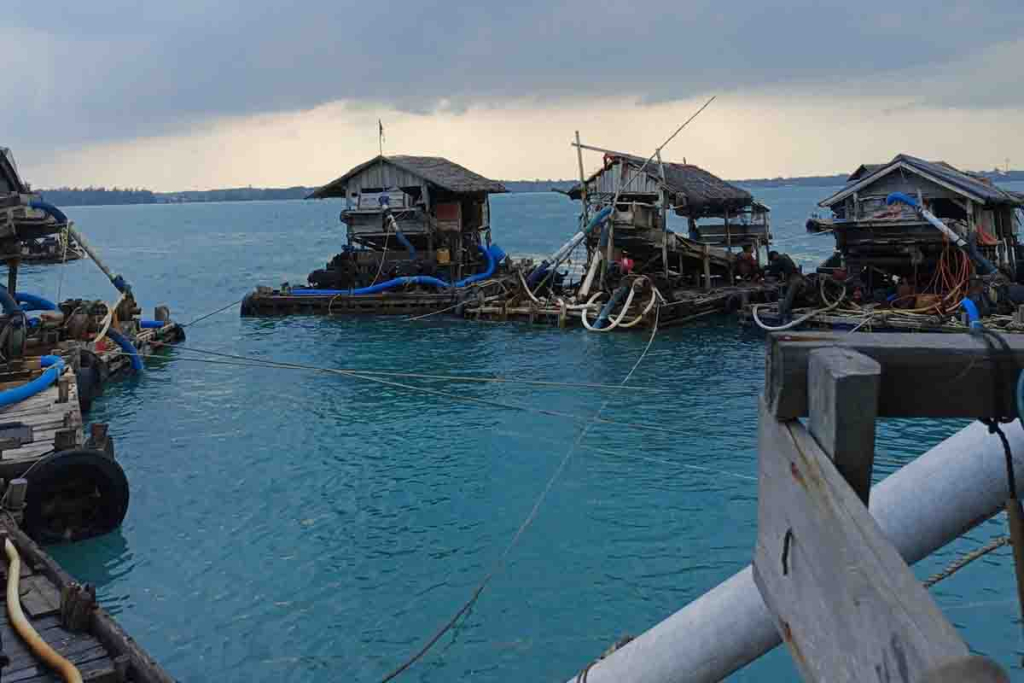 Aktivitas tambang timah di Bangka Belitung