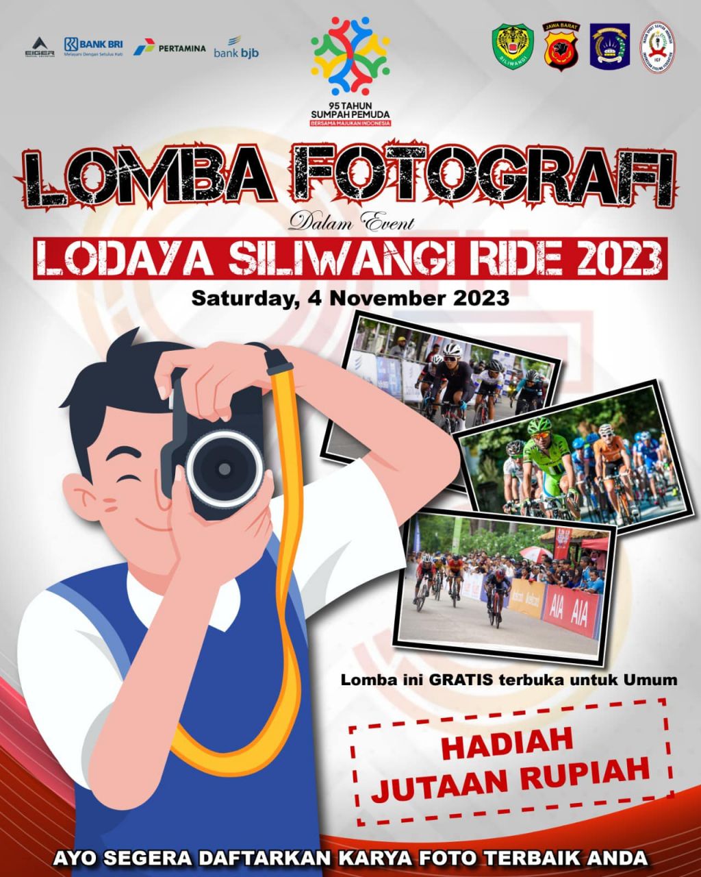 Lomba Fotografi Dalam Event Lodaya Siliwangi Ride 2023 