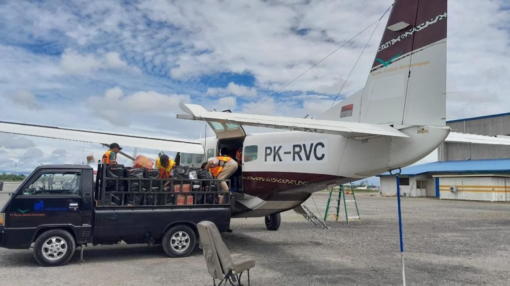 Pendistribusian Bansos untuk warga yang terdampak Gagal Panen 