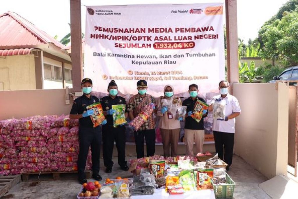 Bawang putih asal Tiongkok dan Malaysia dimusnahkan