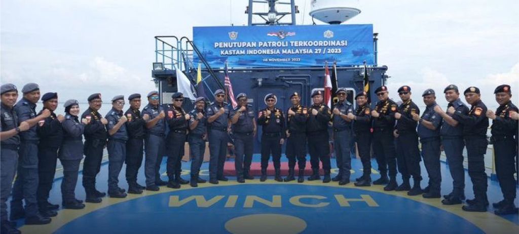 Penutupan pelaksanaan Patroli Terkoordinasi Kastam Indonesia dan Malaysia 