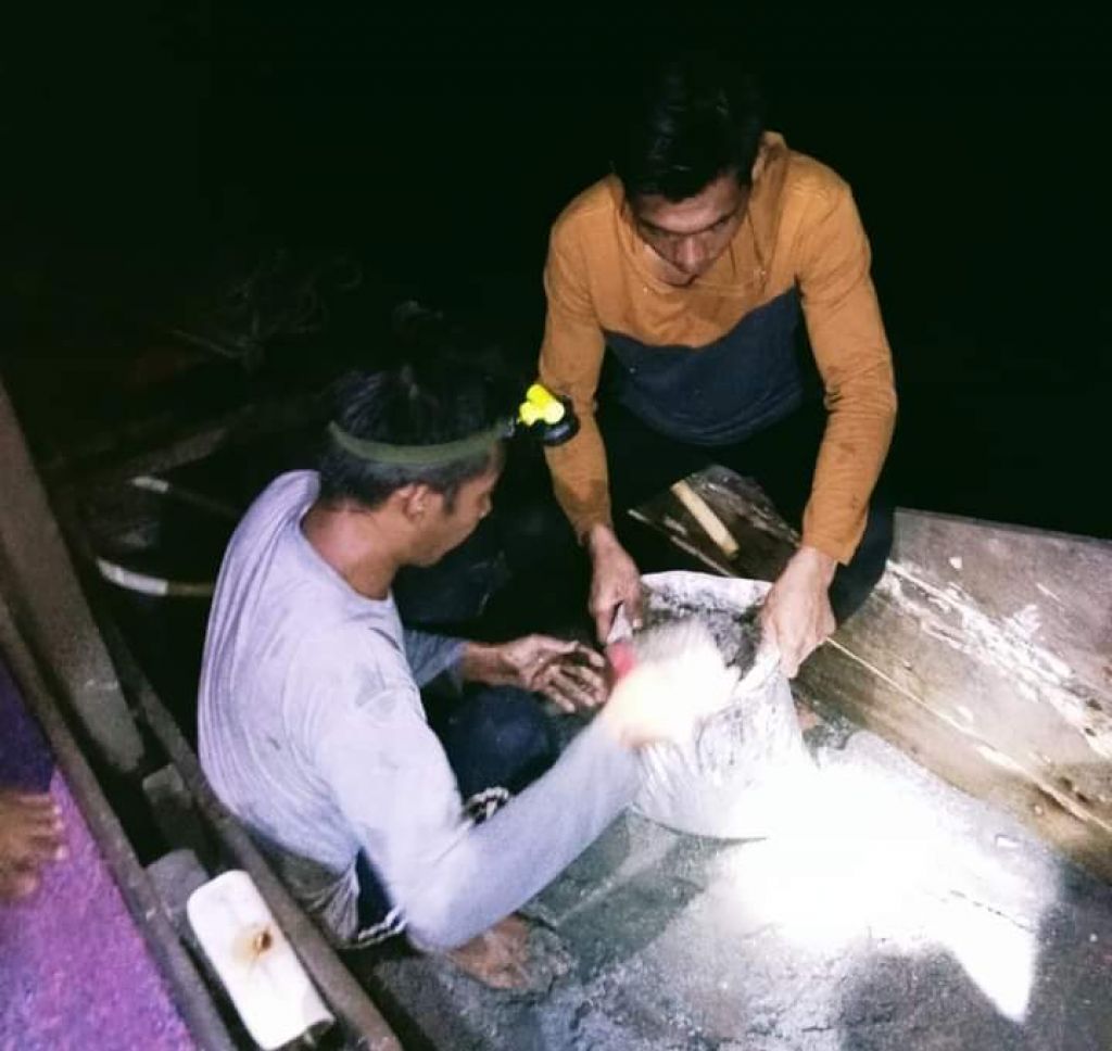 Pelaku tambang ilegal di perairan Muntok