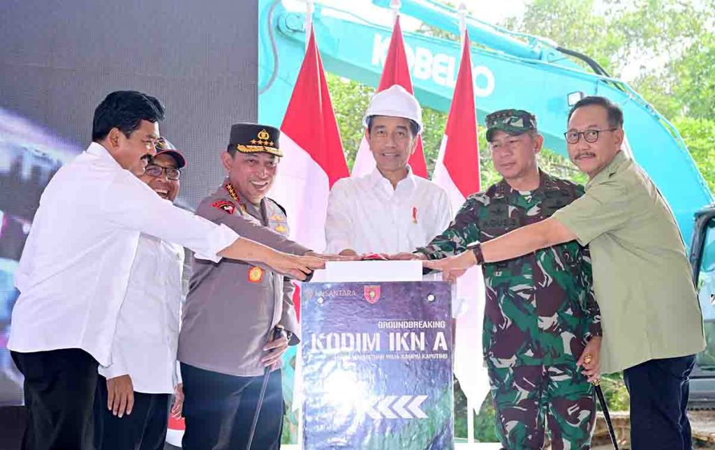 Groundbreaking Kodim Ibu Kota Negara