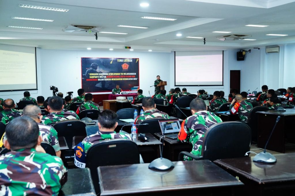 Vicon di ruang Pusdalops Mabes TNI