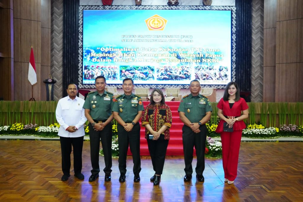 FGD tentang Optimalisasi Gelar Kekuatan TNI Guna Meningkatkan Keamanan