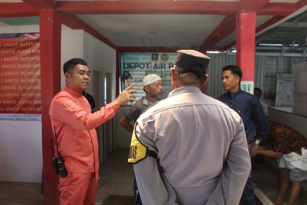 Jajaran Polsek Rengat Barat mengunjungi Kantor UPT Kelas II B Rengat