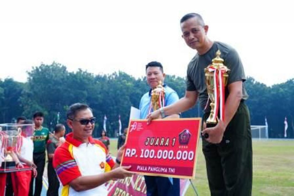 Penutupan Pertandingan Olahraga Piala Panglima TNI dalam rangka memeriahkan HUT Ke 78 Kemerdekaan RI