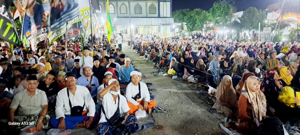 Warga Perumahan Cerme Indah, Kecamatan Cerme, menggelar acara bersholawat bersama
