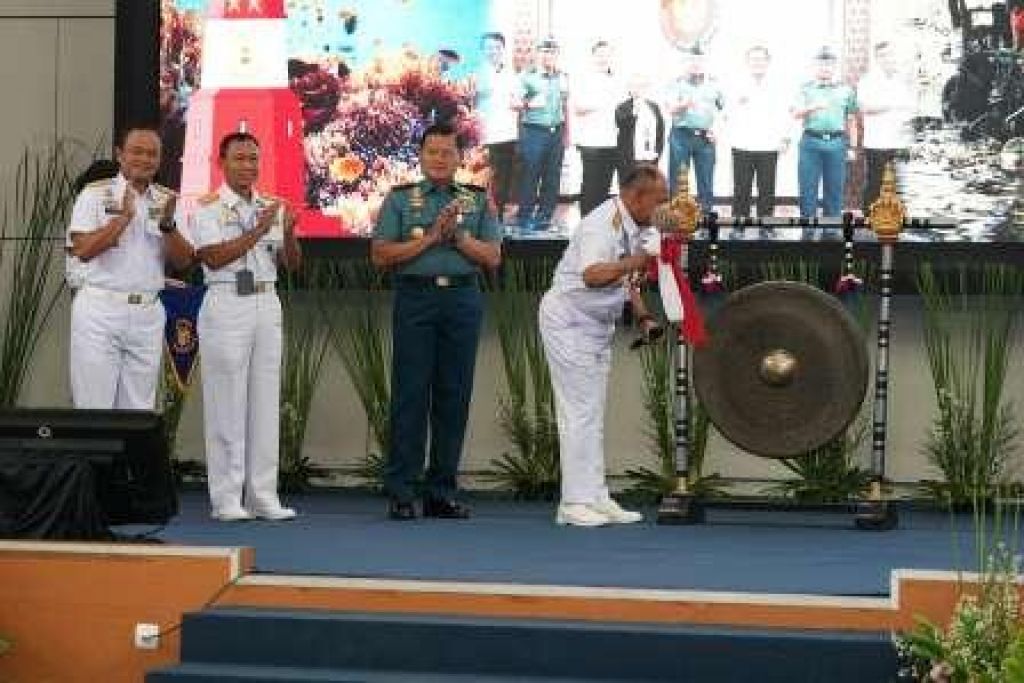 Panglima TNI laksamana TNI Yudo Margono, saat menjadi Keynote Speech