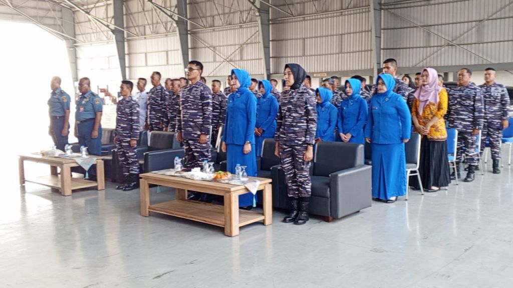 Laksda TNl Sisyani Jaffar melaksanakan kunjungan kerja perdananya ke Lanudal Jakarta