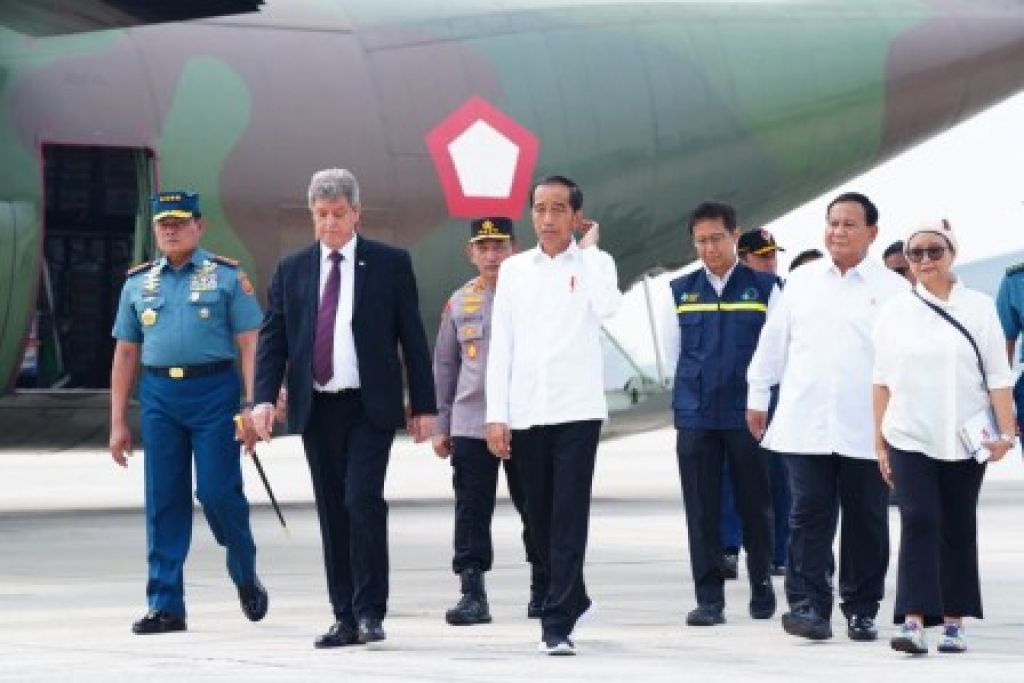 Pengiriman bantuan ke Palestina bertempat di Baseoff Lanud Halim Perdana Kusuma