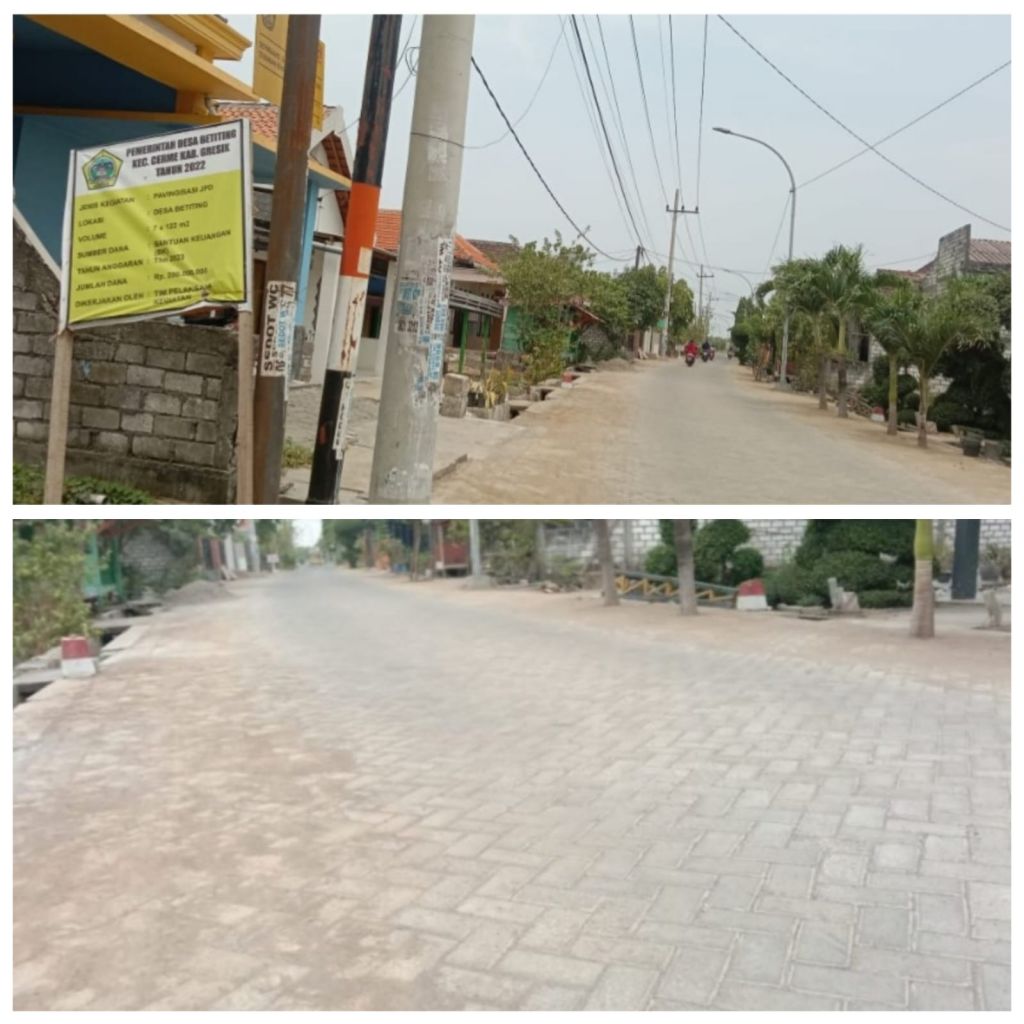Pavingisasi di Desa Betiting