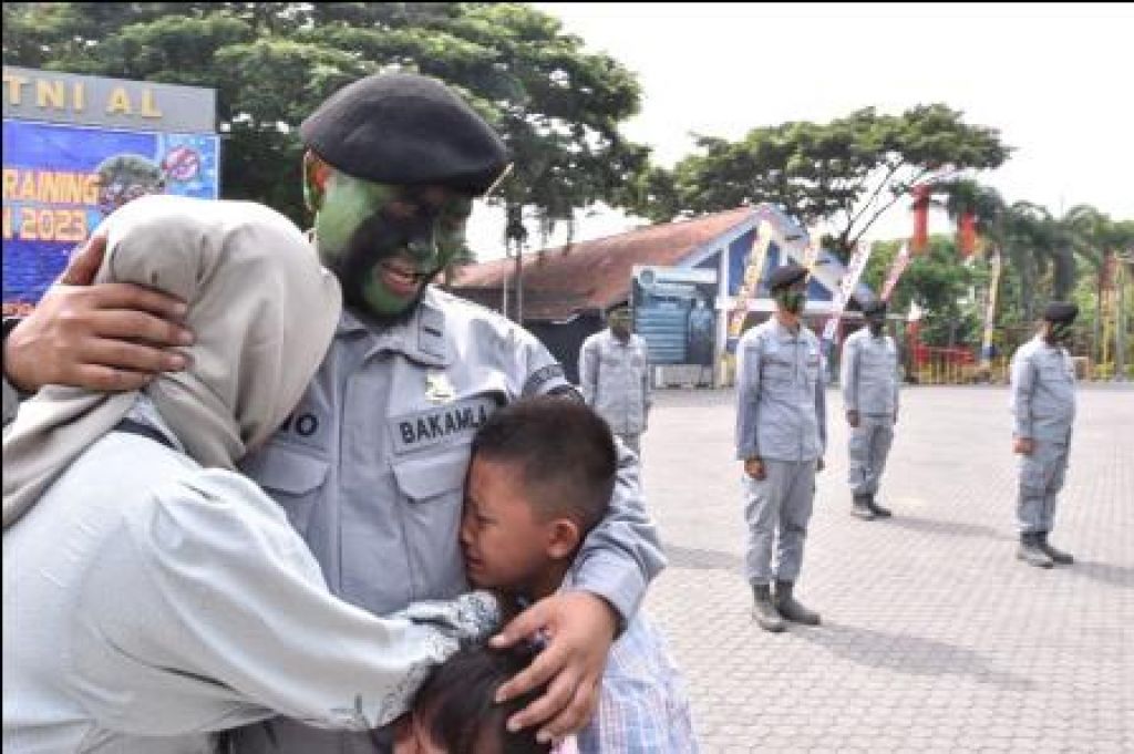Salah satu peserta pendidikan Coast Guard Basic Traning 