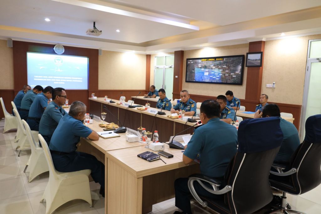 Danpuspenerbal  saat menerima Tim Audit Itjenal yang diketuai Irben Itjenal