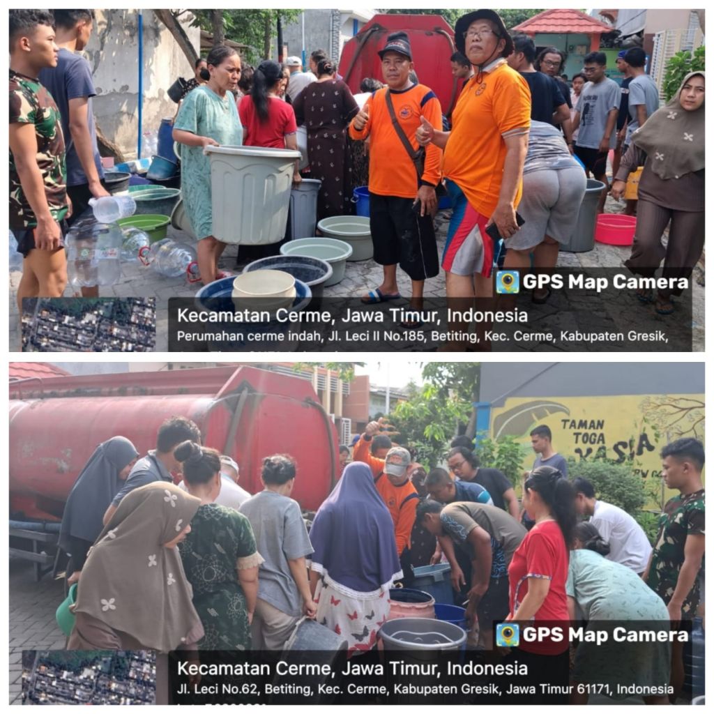 RSBK salurkan air ke Perumahan Cerme Indah