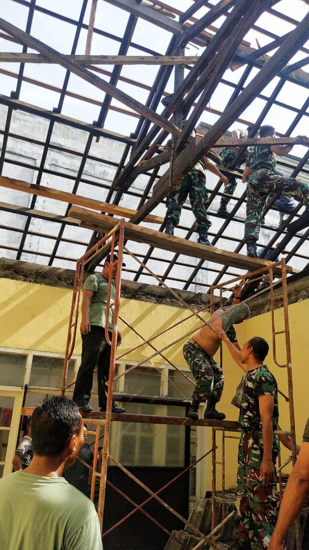 Perbaikan pangkalan Makoramil