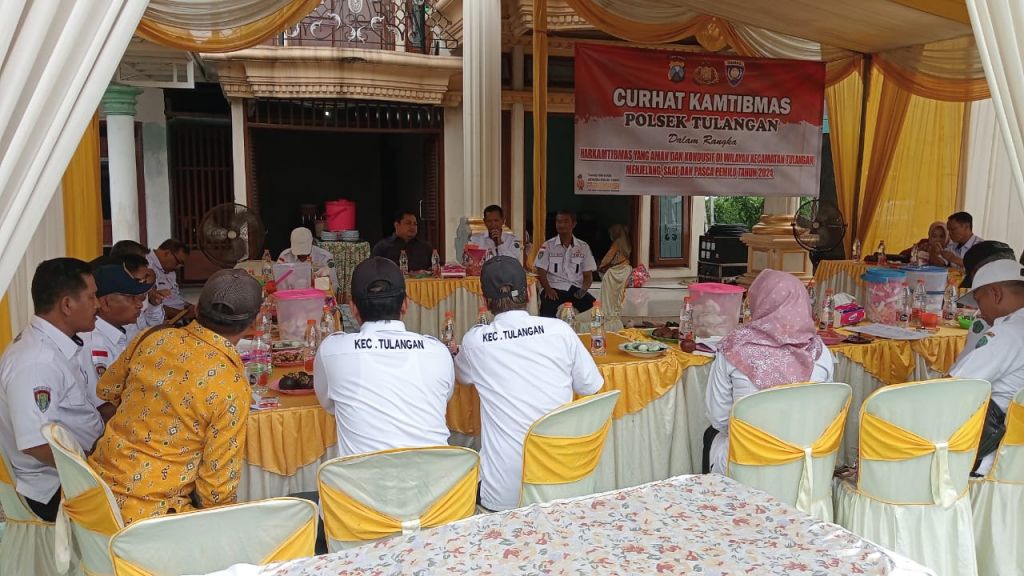 Pertemuan rutin Paguyuban Kepala Desa se-Kecamatan Tulangan