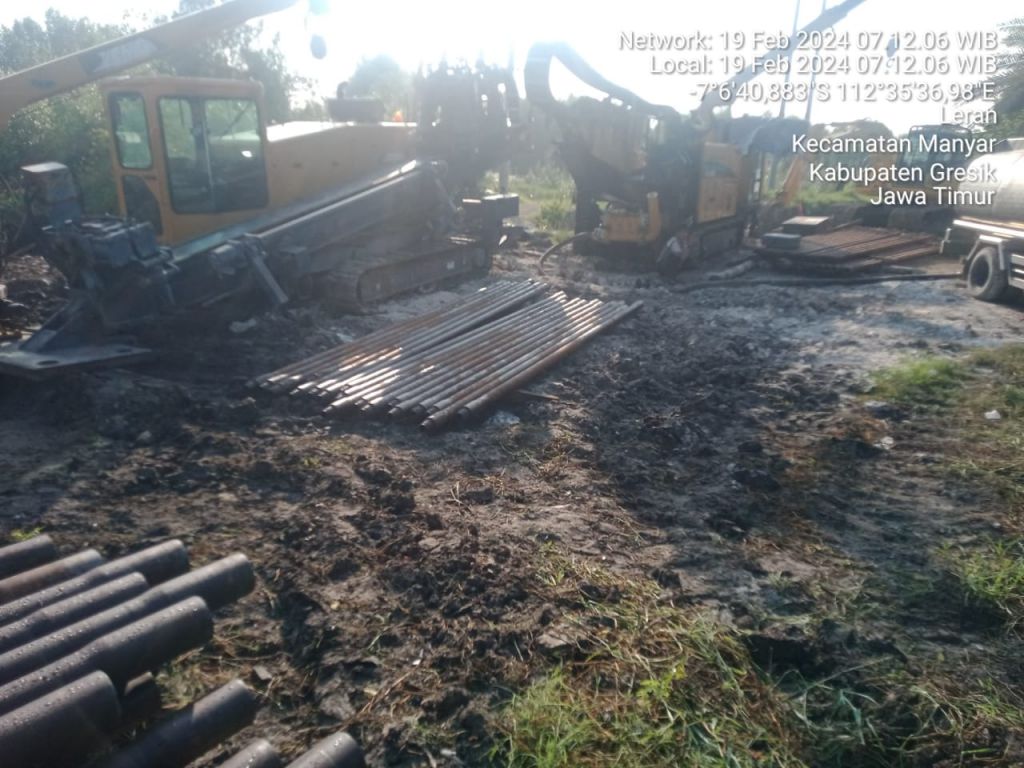 Proyek penanaman pipa gas 