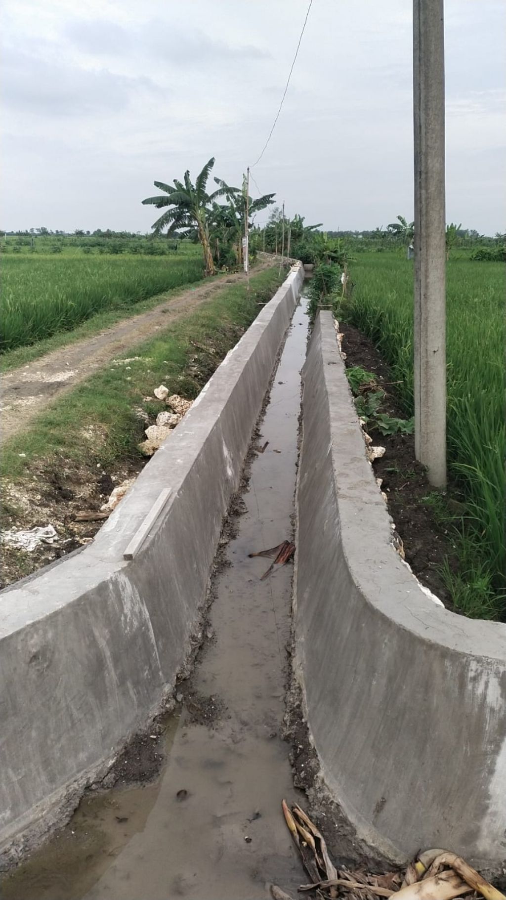 Hasil pekerjaan TPT di Desa Taji