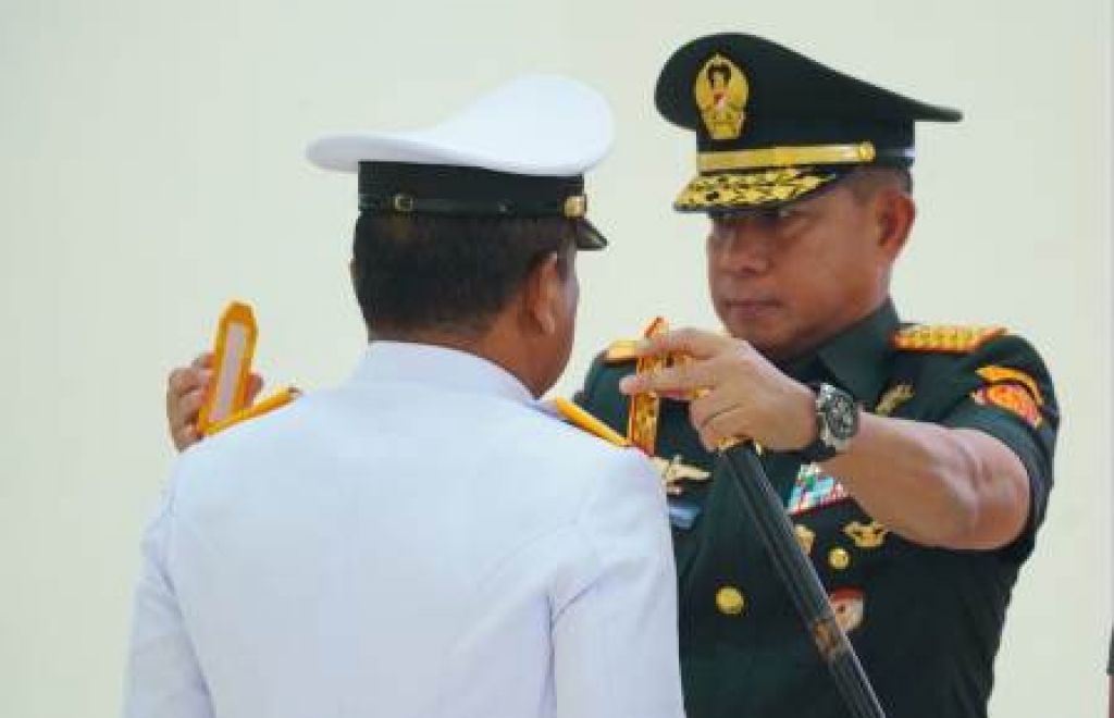 Jenderal TNI Agus Subiyanto memimpin upacara serah terima jabatan Dankodiklat