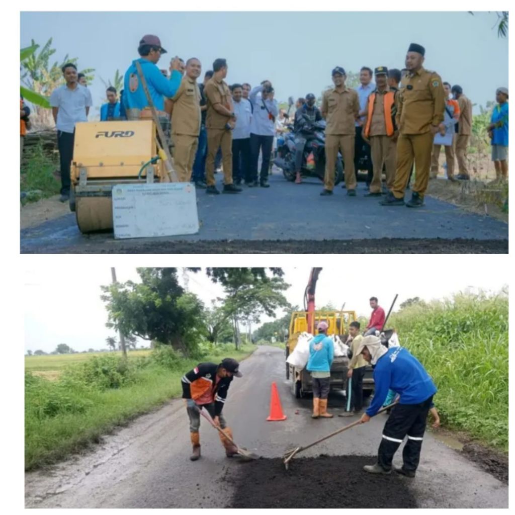 Pekerjaan perbaikan jalan