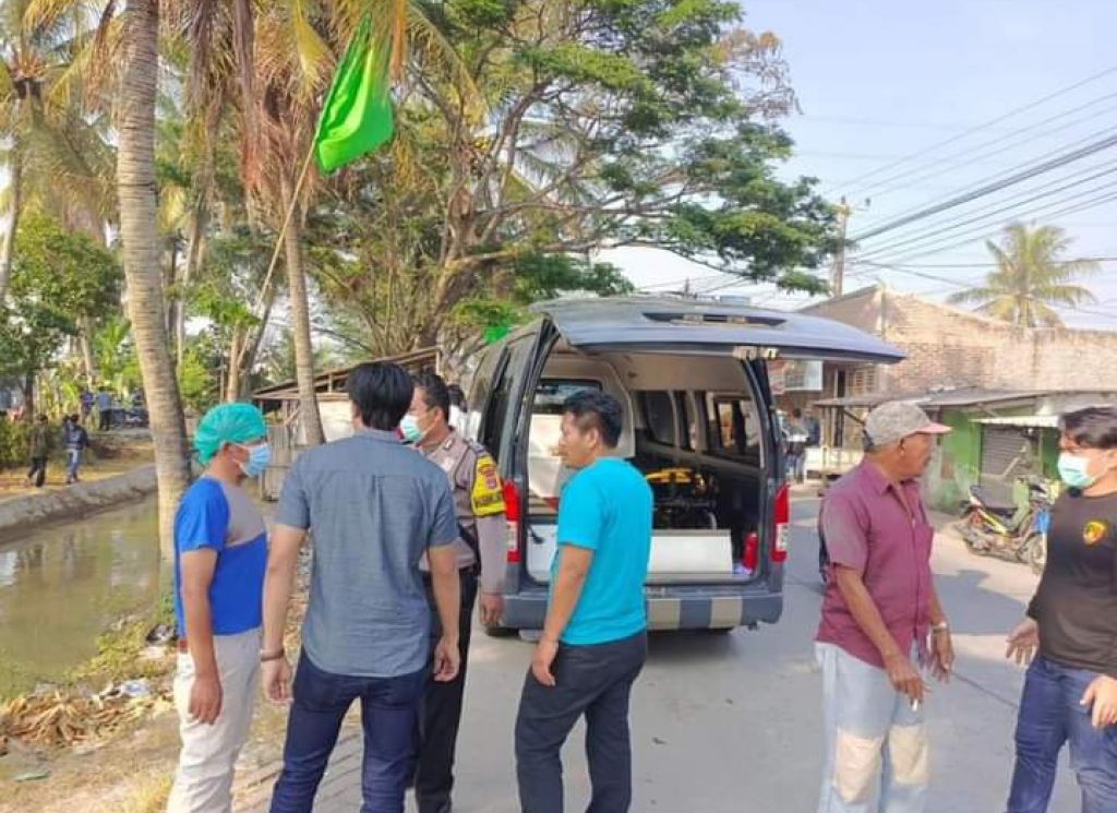 Lokasi ditemukannya mayat berinisial T