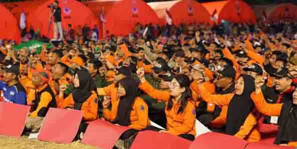 Peserta Jambore Relawan BPBD Jawa Timur