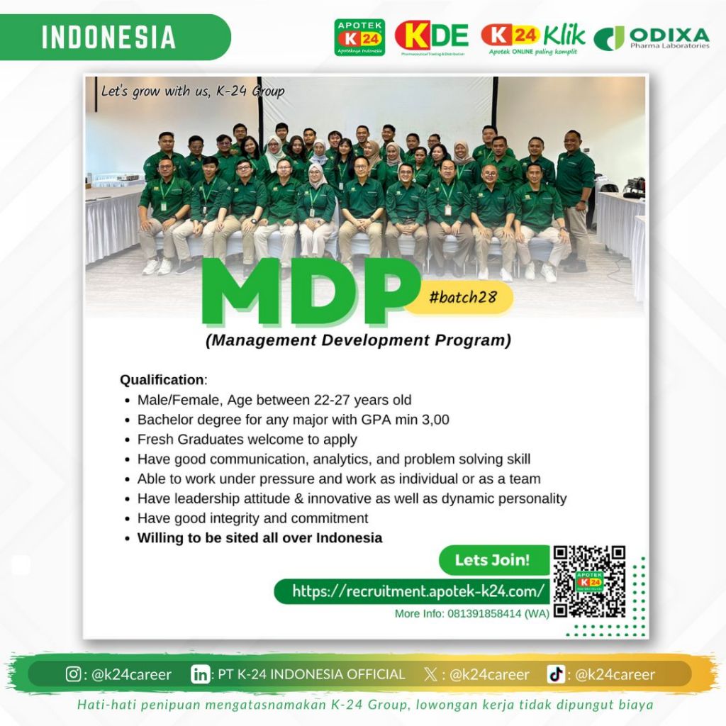 Lowongan kerja di K24