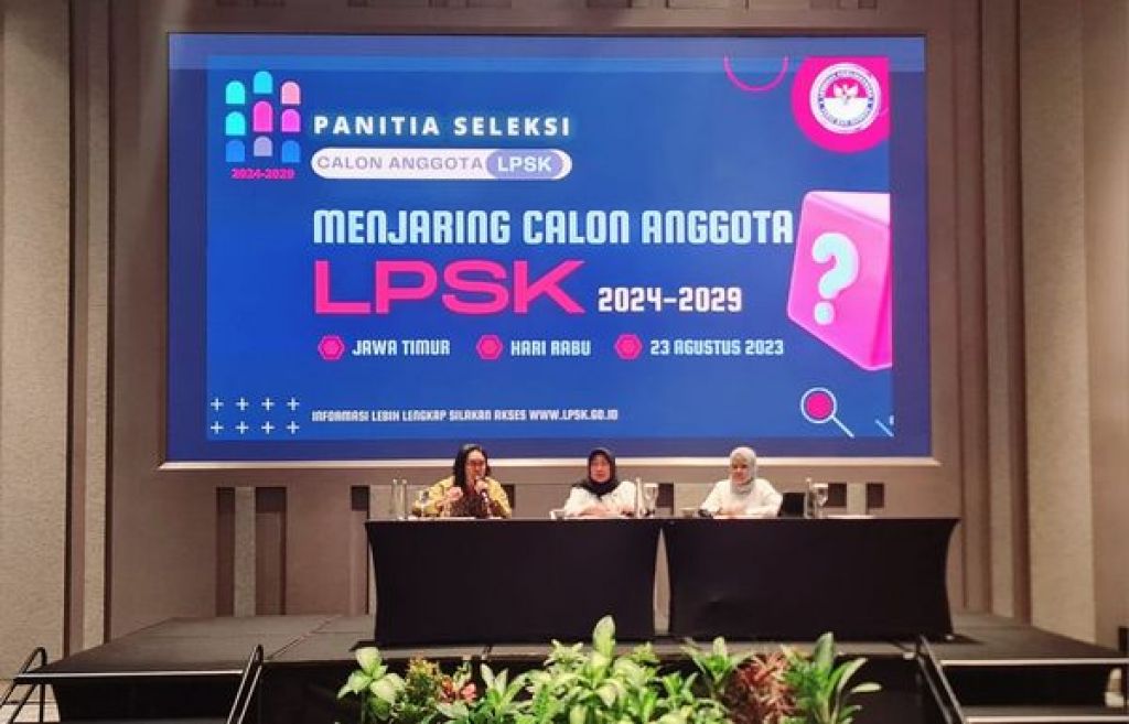 Sosialisasi Pelaksanaan Seleksi Calon Anggota LPSK Periode 2024-2029