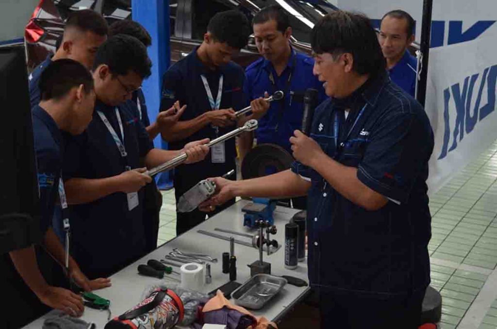 Kompetisi mekanik antar SMK Suzuki 2023