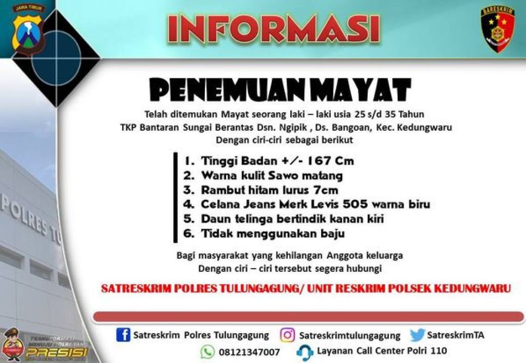 Pengumukan kehilangan