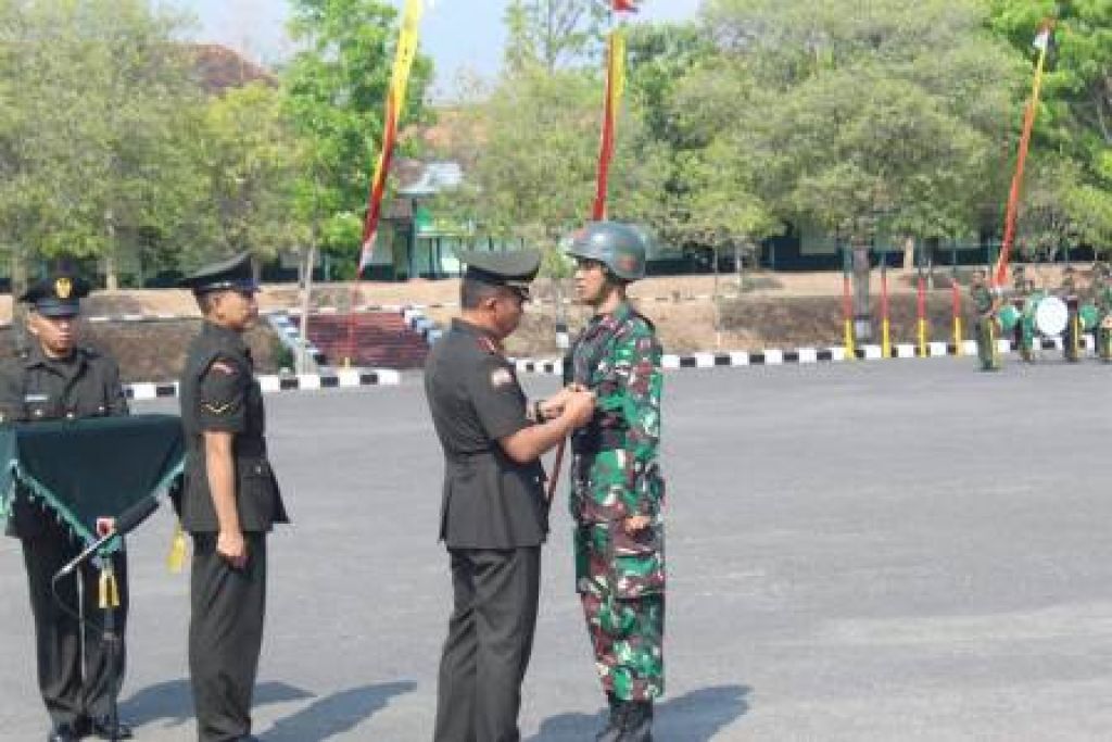 Peserta mengikuti program studi pendidikan pertama Tamtama TNI-AD