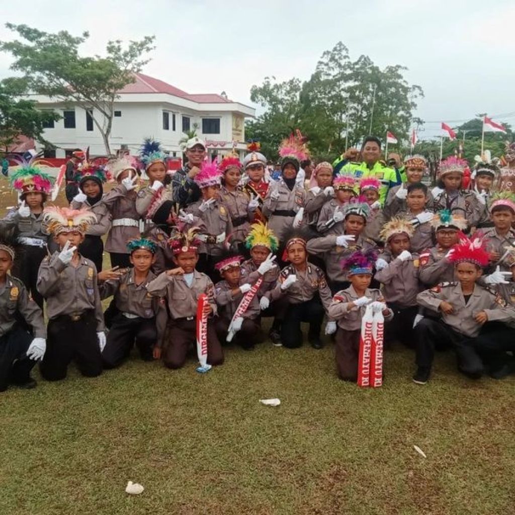 Polisi Cilik (Pocil) SD Kemala Bhayangkari 01 Biak
