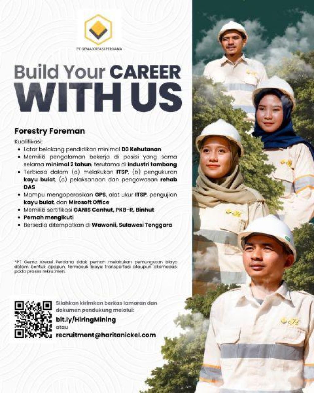 Lowongan kerja PT Gema Kreasi Perdana