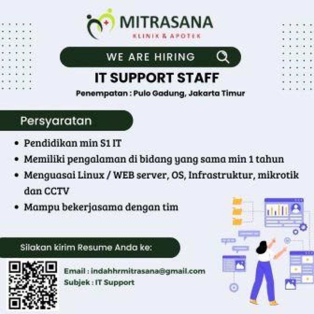 Lowongan kerja di PT Millenia Dharma Insani