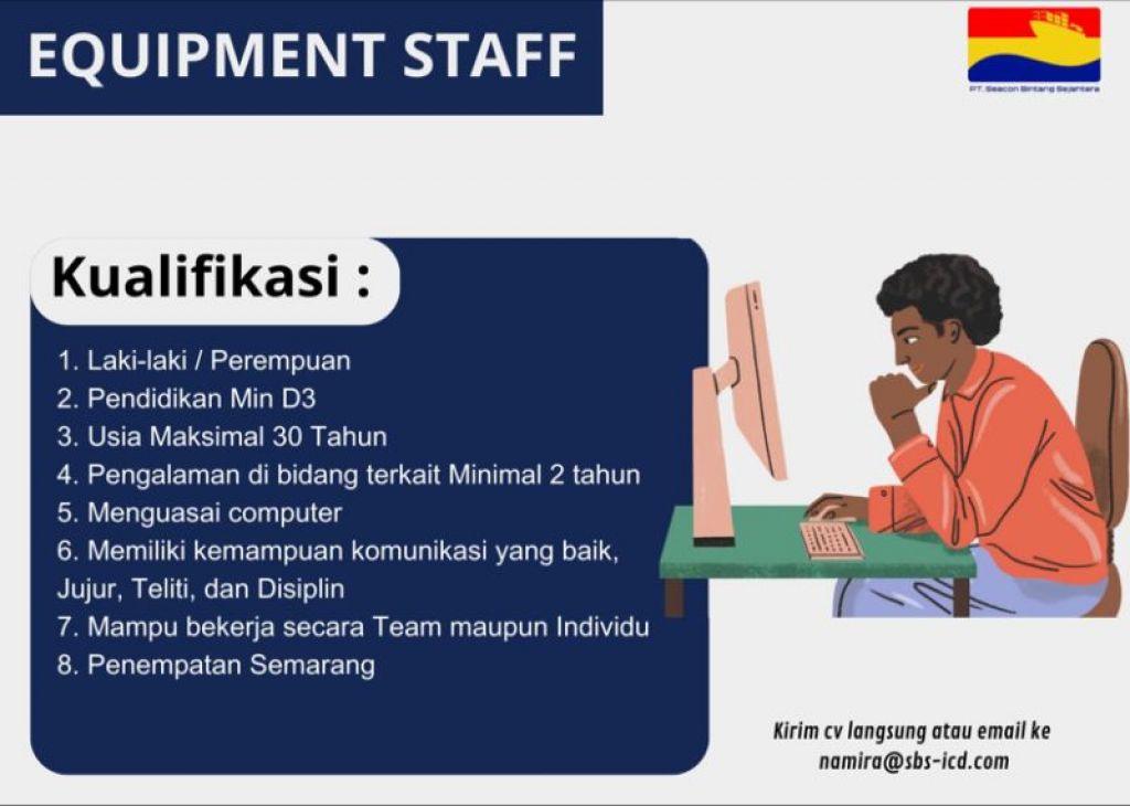 Lowongan Kerja Sebagai Staf di PT Seacon Bintang Sejahtera
