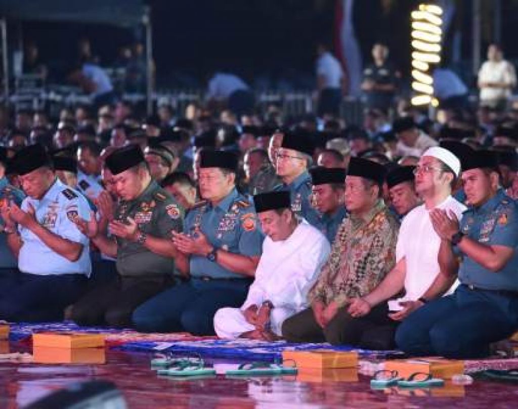 Doa bersama menjelang HUT TNI