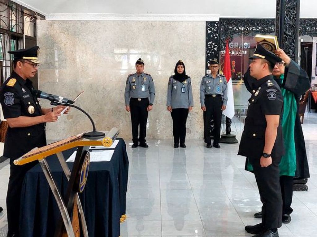 Kanim Kelas II Non TPI Blitar menggelar pelantikan Pejabat Eselon V